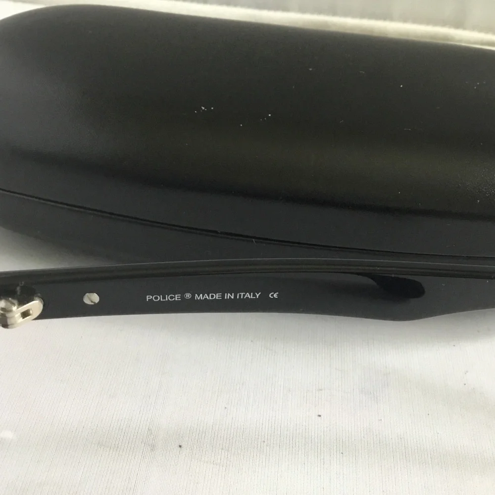 Police Navy Blue Sunglasses with Black Case
